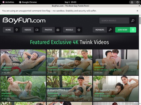 Boy Fun Gallaries