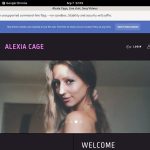 Free Alexia Cage Account Passwords Free Alexia Cage Account Passwords