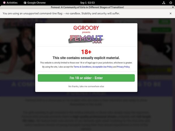 Free Femout XXX Logins