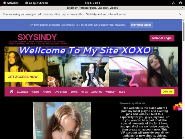 Get SxySindy Free Login