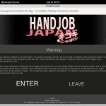 Handjob Japan Account Password
