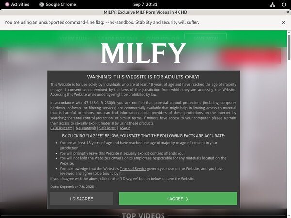Milfy Reduced Rate