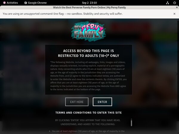 My Pervy Family Gratis Password