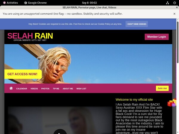 SELAH RAIN Account Membership SELAH RAIN Account Membership