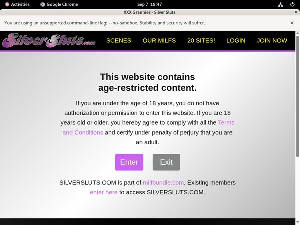 Silversluts.com Lifetime Membership