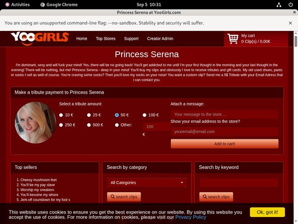 Site Rip Princess Serena Site Rip Princess Serena