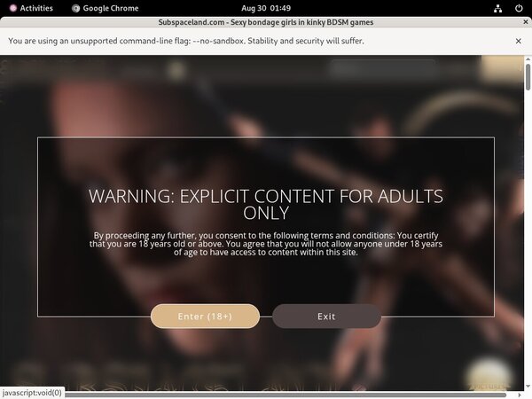 Subspace Land Gratis Password