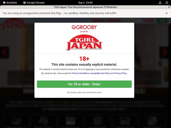 TGirl Japan Canadian Dollars