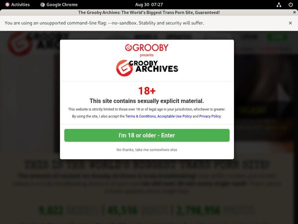 The Grooby Archives New Password