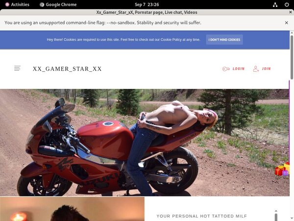 Xx_Gamer_Star_xX Signup Page