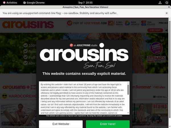 Arousins.com Account Forum