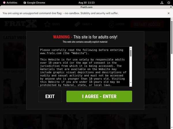 Fraternityx.com Online
