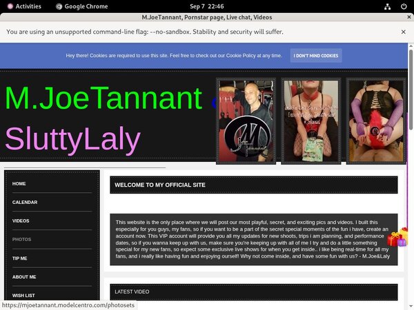 M.JoeTannant Acount